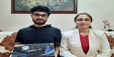 கவச உடை அணியும் கொரோனா போராளிகளுக்கு குளுமையான’ நிவாரணி: மும்பை மாணவரின் கண்டுபிடிப்பு