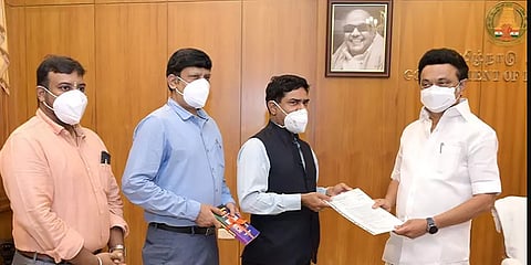 கொரோனா பொது நிவாரண நிதிக்கு பி.வி.கே. குழுமத்தின் நிறுவனர் ரூ.25 லட்சம் நன்கொடை