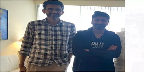 தெலுங்கு இயக்குநர் சேகர் கம்முலாவை சந்தித்த தனுஷ்