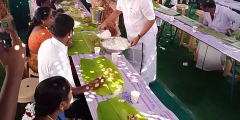 கோயில்களில் இன்று முதல் இலையில் அன்னதானம் - தமிழக அரசு