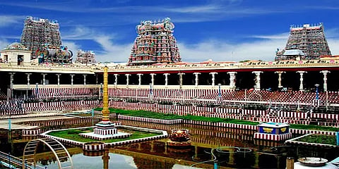மதுரை மீனாட்சியம்மன் கோவிலில் வாழை இலையில் அன்னதானம் வழங்கும் திட்டம் தொடக்கம்