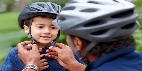 9 மாதம் முதல் 4 வயதுவரையுள்ள குழந்தைகளுக்கும் ஹெல்மெட்?