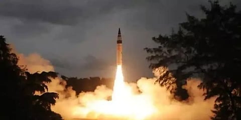 அக்னி - 5 ஏவுகணையை வெற்றிகரமாக சோதித்தது இந்தியா