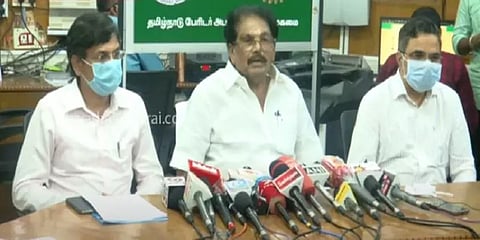 தண்ணீரை வெளியேற்றும் பணி தீவிரம் - அமைச்சர் கே.கே. எஸ்.எஸ்.ஆர். ராமச்சந்திரன்