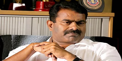 ”மாணவியின் மீதே பழி சுமத்தி அப்பிஞ்சை மன உளைச்சலாக்கிய பள்ளி மீது நடவடிக்கை தேவை”: சீமான்