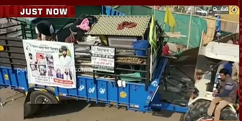 டெல்லி: கூடாரங்களை காலி செய்துவிட்டு வெற்றியுடன் சொந்த ஊர் திரும்பும் விவசாயிகள்