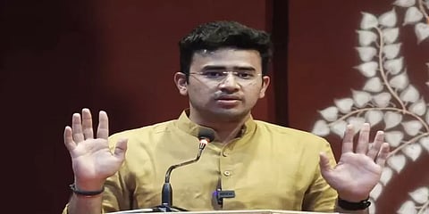 "இந்து மதத்தை விட்டு வெளியேறிவர்களை மீண்டும் மதமாற்ற வேண்டும்" பாஜக எம்.பி தேஜஸ்வி சூர்யா