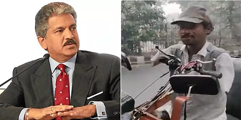 வேலை கொடுக்க தயார் -வாகனம் இயக்கும் மாற்றுத்திறனாளியின் வீடியோவை பகிர்ந்த ஆனந்த் மஹிந்திரா