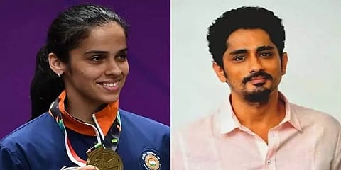 சாய்னா நேவால் மீது விமர்சனம் - நடிகர் சித்தார்த் மீது வழக்குப்பதிவு