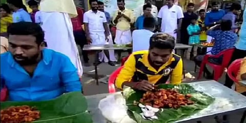 தருமபுரி: கொரோனா ஊரடங்கை மீறி சில்லி சிக்கன் சாப்பிடும் போட்டி - 40 பேர் மீது வழக்கு
