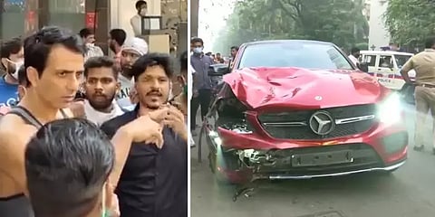 சாலை விபத்தில் சிக்கிய இளைஞரை காப்பாற்றிய நடிகர் சோனு சூட்
