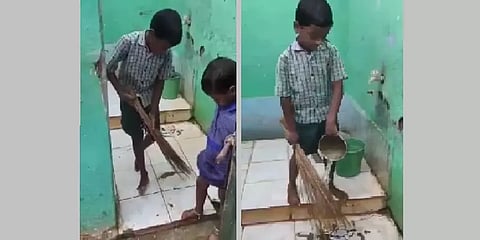 ஈரோடு: அரசு பள்ளி கழிவறையை மாணவ, மாணவிகள் கழுவும் வீடியோவால் சர்ச்சை
