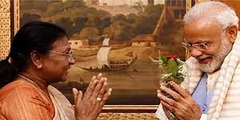 'திரௌபதி முர்மு தேர்வை அனைத்து பிரிவினரும் வரவேற்றுள்ளனர்' பிரதமர் மோடி
