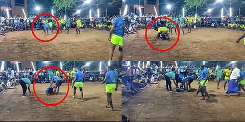 மைதானத்தில் மயங்கி விழுந்து உயிரிழந்த கடலூர் கபடி வீரர்! பகீர் காட்சிகள்!