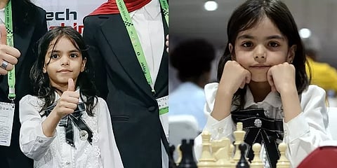 செஸ் ஒலிம்பியாட் வளாகத்தில் சுற்றித் திரிந்த பாலஸ்தீன குட்டி வீராங்கனை! யார் இந்த தேவதை!