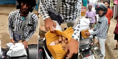ஆர்டர் செய்ததோ ட்ரோன் கேமரா.. வந்ததோ ஒரு கிலோ உருளைக்கிழங்கு...