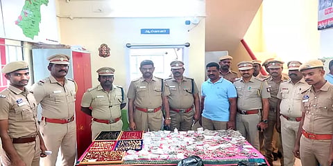 தொடர் குற்றச் செயல்களில் ஈடுபட்டதாக 7 பேர் கைது – 75 சவரன் தங்க நகை பறிமுதல்