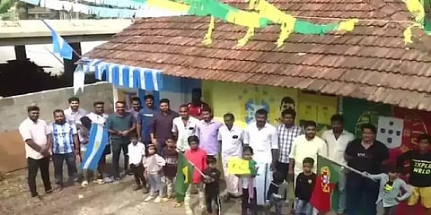FIFA 2022: கால்பந்து போட்டியை பார்க்க இப்படியொரு ஏற்பாடா? - அசர வைத்த கேரளா ஃபேன்ஸ்!