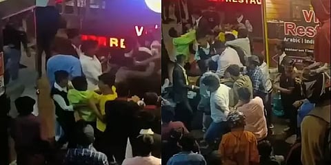 'பர்த்டே ட்ரீட்' வர தாமதமானதால் ஓட்டலை நொறுக்கிய காங்கிரஸ் நிர்வாகி மகனுடனான கும்பல்!