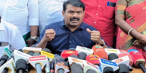 ”வாரிசு என்றாலே பிரச்னைதான்..அது படமாக இருந்தாலும்; திமுக பாஜகவோடு போக வாய்ப்பு” - சீமான்