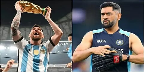 ஜிவா தோனிக்கு மெஸ்ஸி அனுப்பிய ஜெர்சி! தரமான கேப்ஷனுடன் பதிவிடப்பட்ட போட்டோ!