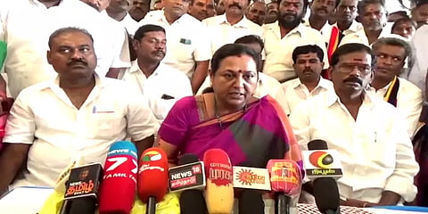 `தேமுதிக தற்போது எந்த கூட்டணியிலும் இல்லை; ஆனாலும்...’ - பிரேமலதா விஜயகாந்த் பேச்சு