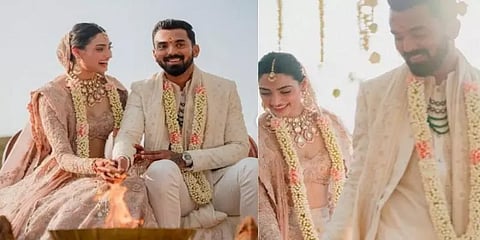 நீண்ட நாள் காதலியை கரம் பிடித்த கே.எல்.ராகுல் - ஐபிஎல் போட்டிக்குப் பிறகுதான் வரவேற்பு?