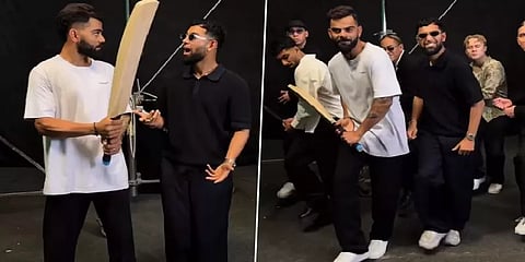 “This is Brilliant.. But I like this” மம்பட்டியான் பாட்டுக்கு ஆட்டம் போட்டாரா விராட் கோலி?