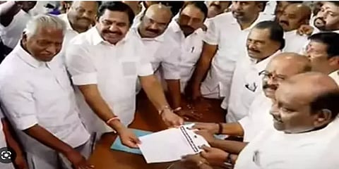 ”சர்வாதிகாரமாக செயல்படுகிறார்”..வேட்பு மனு தாக்கல் செய்த ஈபிஎஸ்..நீதிமன்றத்தை நாடிய ஓபிஎஸ்