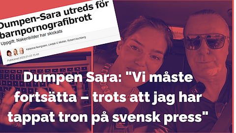 Dumpen-Sara tänker inte ge upp