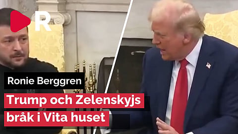 USA-experten Ronie Berggren om kaosmötet mellan Trump och Zelensky: "En kraschad diplomati"