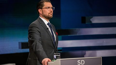 Sverigedemokraternas partiledare Jimmie Åkesson. Foto: SPA