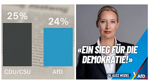 Partiledaren Alice Weidel (AfD)