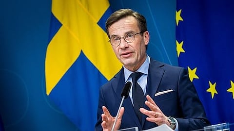 Statsminister Ulf Kristersson (M).