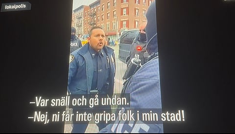 Inslaget som var fejk och som visades i SVT:s Agenda.
