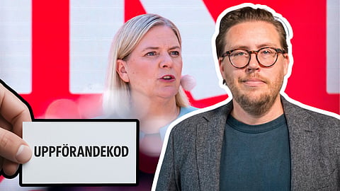Socialdemokraternas hyckleri havererar uppförandekod