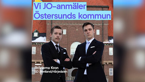 Ungsvenskarna Milian och Noa Kron.