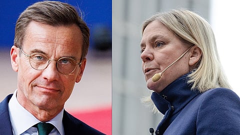 Ulf Kristersson tappar stort. Magdalena Anderssons samarbetspartier ligger nu 8,5 procentenheter före. Tidöpartierna