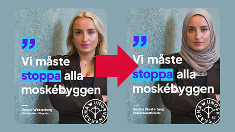 Slöjchock mot SD-toppen Denice Westerberg