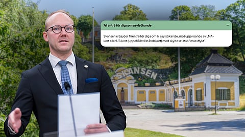 Skansen ger gratis inträde till asylsökande