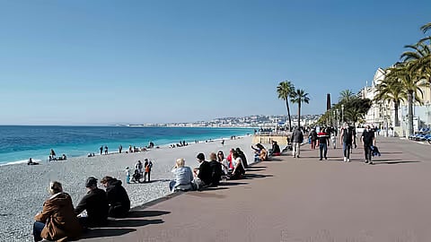 Strandpromenaden i Nice