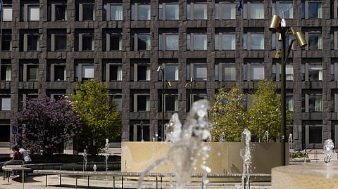 Riksbankshuset i centrala Stockholm