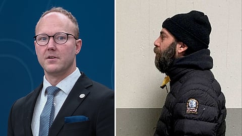 Ludvig Aspling och Sargon Bakos. Foto: Pernilla Rutberg Regeringskansliet/Polisen