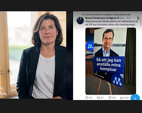 Moderaternas partisekreterare Karin Enström rasar: "S har en trollkultur"