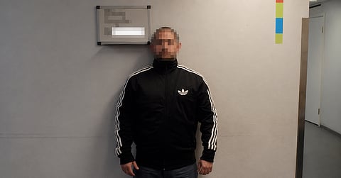 Vänsterextremisten i arresten.