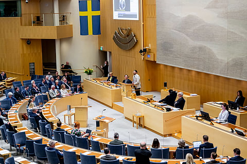 Bild från riksdagen