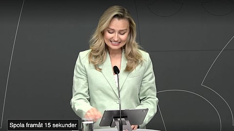 Energi- och näringsminister Ebba Busch, KD