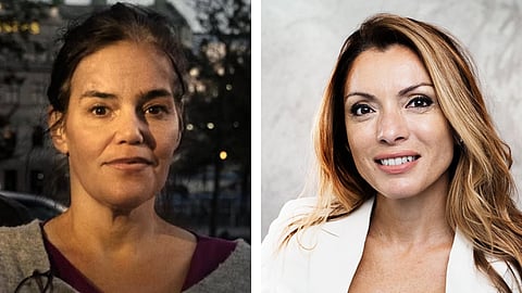 Sara Nilsson och Alexandra Pascalidou.