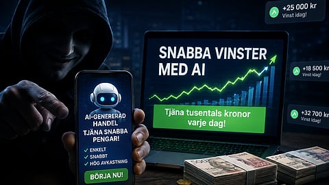 Larm: AI-bedragare lockar med snabba vinster