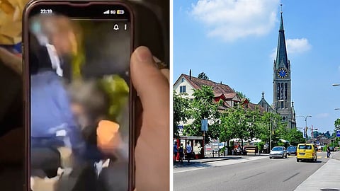 Misshandeln ägde rum i Witzikon i norra Schweiz.